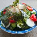 PGTips's cooksnap of when they made 豆腐と海苔と水菜のサラダ.