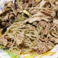 とんまんるん's cooksnap of when they made レンジで簡単　もやしと茄子でさっぱり豚肉.
