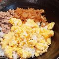 yukky☆mama's cooksnap of when they made ご飯がススム☆三色そぼろ丼　.