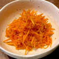 ばたみそーぱん☆'s cooksnap of when they made だしまろ酢で作り置き！人参の胡麻酢和え.