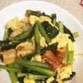 おミソミソ's cooksnap of when they made 時短簡単小松菜と竹輪とふわふわ卵の炒め物.