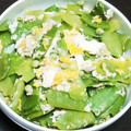 クックMUT2MI☆'s cooksnap of when they made オランダ豆（絹さや）とえのきの卵とじ.