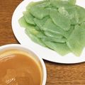 vabochan's cooksnap of when they made 簡単!食欲不振に！刺身こんにゃく味噌タレ.