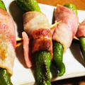 P_heaven's cooksnap of when they made 簡単すぎ、ししとうベーコン巻き.