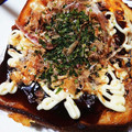 もものkitchen's cooksnap of when they made お好み焼き風*＊☆トースト.