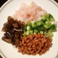 inLondon's cooksnap of when they made 鯛としば漬け入りおつまみ納豆.
