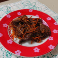 イチゴ、イチゴ。's cooksnap of when they made 簡単！牛肉とにんじんの焼肉風炒め.