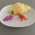 まいママ＊'s cooksnap of when they made 恐竜パン♪　ステゴサウルス.