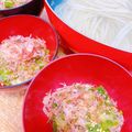 プー♡'s cooksnap of when they made 山形名物☆サバ缶と納豆でひっぱりうどん　.