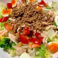 クックDR5X4V☆'s cooksnap of when they made 大豆のお肉のチョップドサラダ.