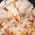ハル07's cooksnap of when they made 炊飯器で簡単☆鶏肉のレモンピラフ.