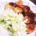 むいちろう's cooksnap of when they made ダイエットおかず×鶏胸肉　焼きチキンカツ.