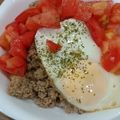 dream1217's cooksnap of when they made 簡単ランチに！甘辛そぼろ丼.