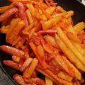 ポポポポポフィ〜♡'s cooksnap of when they made ウインナーとポテトの甘酢ケチャップ炒め.