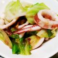 vignemale's cooksnap of when they made ♥イカとキャベツの塩レモン炒め♥.