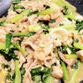 a74212's cooksnap of when they made 小松菜と豚肉のオイスター炒め.