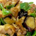 ミニちびすけ's cooksnap of when they made 鶏もも肉と茄子のさっぱりぽん酢の照り焼き.