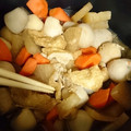 かなげっちょ's cooksnap of when they made 大根、にんじん、里芋と油揚げの煮物.