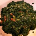 ぺたんこクマ's cooksnap of when they made モロヘイヤの梅ごま合え.
