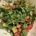 potapota圭太's cooksnap of when they made やみつき★アボカドとパクチーのサラダ.