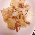 komugiko4's cooksnap of when they made きゃべつとツナの煮物.