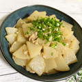 ３匹の大ぶたママ's cooksnap of when they made 簡単&絶品！豚ひき肉と大根のオイマヨ炒め.