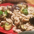 プルプルプルメリア's cooksnap of when they made とろとろ茄子と豚バラのバタポン炒め.