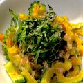 nizm's cooksnap of when they made 熟したゴーヤで☆さっぱりおひたし.