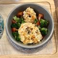 のらむーちょ's cooksnap of when they made わんこ用☆犬用☆ハンバーグ☆お誕生日に♪.