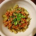 inLondon's cooksnap of when they made 毎日の納豆●納豆とブロッコリーの茎炒め.