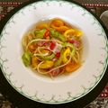 melmarilyn's cooksnap of when they made 元コックの苦くない簡単絶品ゴーヤーパスタ.