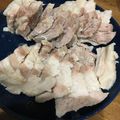milc310's cooksnap of when they made ゆで塩豚 ポッサム.