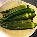朔蔵Kitchen's cooksnap of when they made 超簡単☆オクラの浅漬け☆オクラ大量消費.