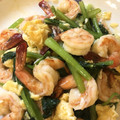 harutop's cooksnap of when they made 海老と小松菜とふんわり卵の炒め物.