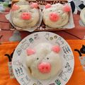 Miella's cooksnap of when they made こぶたの肉まん.