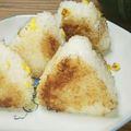 クックH5BXZB☆'s cooksnap of when they made とうもろこしご飯でバター醤油焼きおにぎり.