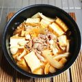 Chiccoちこ's cooksnap of when they made 厚揚げと豚肉のピリ辛あんかけ煮.