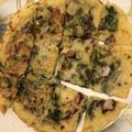 クック4YNWYE☆'s cooksnap of when they made 大葉たっぷりもちもちチヂミ.