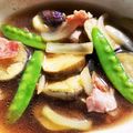 Jyohana's cooksnap of when they made 茄子とピーマンとベーコンのお浸し.