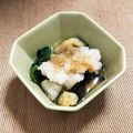 KAKO_KAKO's cooksnap of when they made 茄子とほうれん草のおろし添え.
