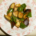 白いぐれーぷ's cooksnap of when they made 茄子とピーマンの甘辛炒め.