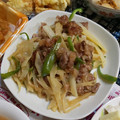 M130018's cooksnap of when they made 簡単！お弁当や丼◎じゃがいもの青椒肉絲.