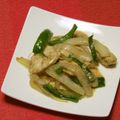 ラムのお父さん's cooksnap of when they made 鶏むね肉とピーマンの深煎りごま炒め.