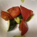 さっくぅぅ's cooksnap of when they made 簡単＊トマトとキュウリのバルサミコサラダ.