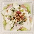 min☆___'s cooksnap of when they made アメリカのレストランで食べた洋梨のサラダ.