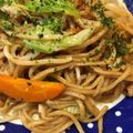 もにと's cooksnap of when they made 手打ち麺で作るソース焼きそば.