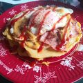 フライドポテト大好き's cooksnap of when they made オートミールハニーマスタードパンケーキ.