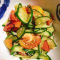 pnkdiamond's cooksnap of when they made 簡単！きゅうりとトマトの低糖質サラダ！.