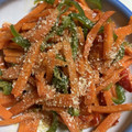 紅緒ちゃん's cooksnap of when they made レンジで簡単！にんじんとピーマンのナムル.