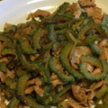 ガッチャン5's cooksnap of when they made 簡単！ゴーヤと豚肉の味噌炒め.